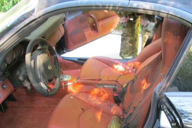 diddy prosecutors release new pics of porsche fire damage as trial exhibits 68377079a65fb