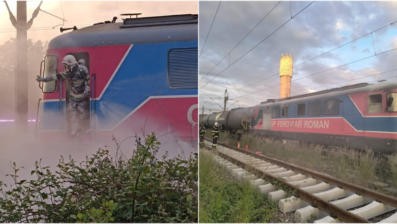 Flăcări la locomotiva unui tren de 36 de vagoane încărcat cu țiței, intervenția pompierilor din Prahova a fost rapidă 1 incendiu la locomotiva unui tren cu 36 de vagoane care transporta titei au intervenit pompierii din prahova 683a23663ab94