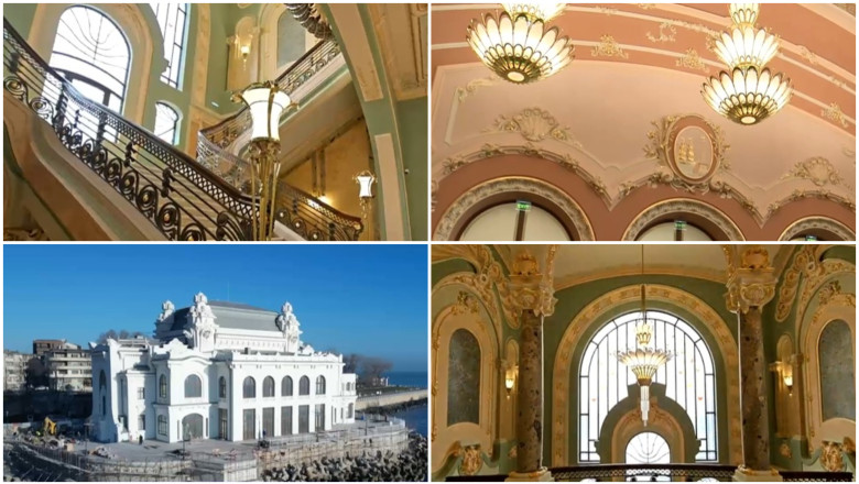 Cazinoul din Constanța revine la splendoarea de odinioară. Descoperă cum s-a transformat interiorul acestei bijuterii arhitecturale de la malul mării 1 video cazinoul din constanta si a recapatat stralucirea de altadata cum arata acum la interior bijuteria arhitecturala de la malul marii 6834d5bc32969