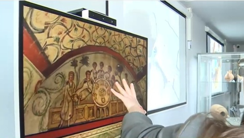 video monument unic descoperit in constanta inclus dupa 37 de ani in circuitul turistic cum arata mormantul pictat hypogeu 6834d5bfcd467