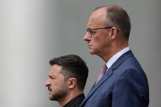 zelenskyy warns of russian troops gathering in sumy as he visits merz in berlin 6836e9accac57