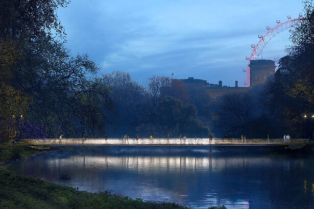 a fost dezvaluit designul pentru monumentul oficial al reginei elisabeta a ii a un pod translucid va evoca tiara purtata la nunta 685fce5f9aef9