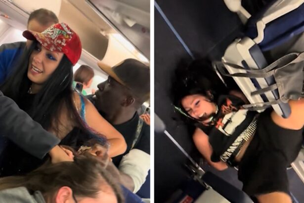 airline passengers violent meltdown fight in aisle caught on video 6852d2a64dd60