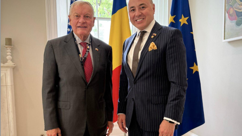 Diplomatul român din Statele Unite a purtat discuții despre securitatea flancului estic cu reprezentantul special al președintelui Trump pentru Ucraina 1 ambasadorul romaniei in sua a discutat despre apararea pe flancul estic cu emisarul special al presedintelui trump pentru ucraina 6846ed5ae0428
