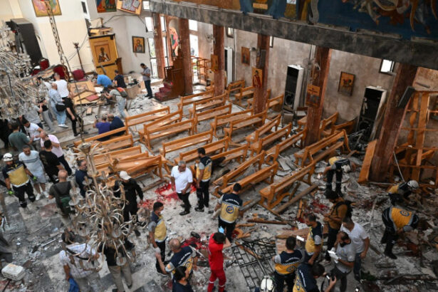 atentat sinucigas la o biserica din siria cel putin 20 de morti 685866d6cb4d3