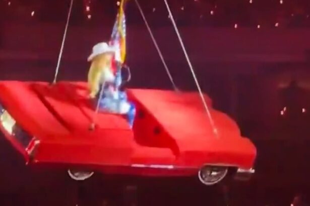 beyonce horrifies crowd as flying car prop tilts mid air with her on it during cowboy carter tour 6860d97a04e22