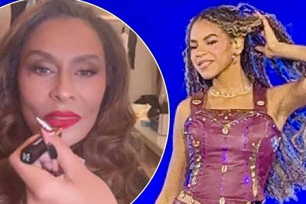 beyonces nepo baby blue ivy 13 does her grandmother tina knowles make up for cousins fashion show 685ea3ea1a980