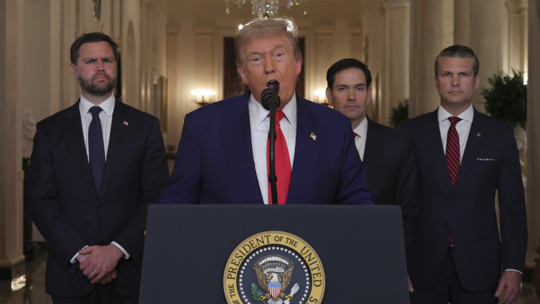 Știri de Ultimă Oră: Statele Unite atacă trei facilități nucleare ale Iranului. Donald Trump: Iranul, agresorul din Orientul Mijlociu, trebuie să caute acum reconcilierea 1 breaking news sua au bombardat trei instalatii nucleare ale iranului donald trump iranul batausul din orientul mijlociu trebuie acum sa faca pace 68579638ea3db