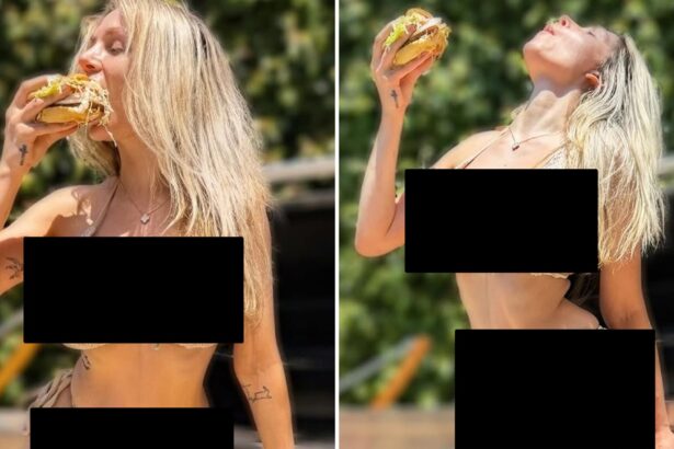 courtney stodden chows down on veggie burger in tiny bikini 68423718b5d2b