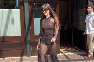 dakota johnson steps out after reported chris martin split in sheer outfit 68421fa8b0b31