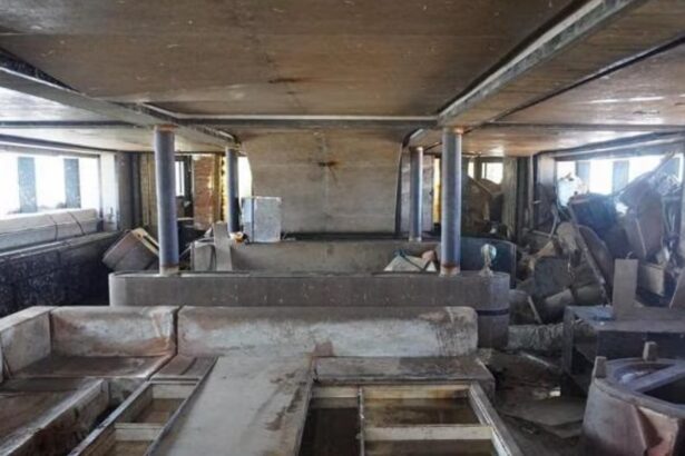 first interior images of mike lynchs recovered bayesian superyacht revealed 68601f85a9ee5