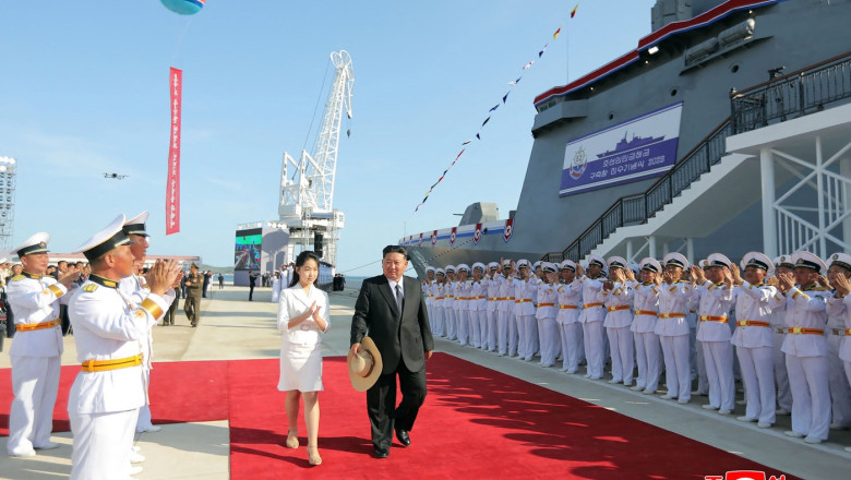 Coreea de Nord readuce în luptă distrugătorul avariat, iar Kim Jong-un lansează amenințări cu „acțiuni militare devastatoare” 1 galerie foto coreea de nord si a reparat si relansat distrugatorul avariat kim jong un ameninta cu actiuni militare coplesitoare 684bf54696e5d