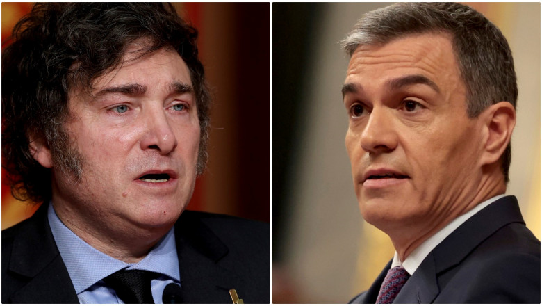 Javier Milei stârnește controverse cu Pedro Sanchez. Președintele Argentinei își intensifică atacurile verbale asupra premierului spaniol 1 javier milei reaprinde scandalul cu pedro sanchez presedintele argentinei lanseaza noi insulte la adresa premierului spaniol 6846c7ded394c