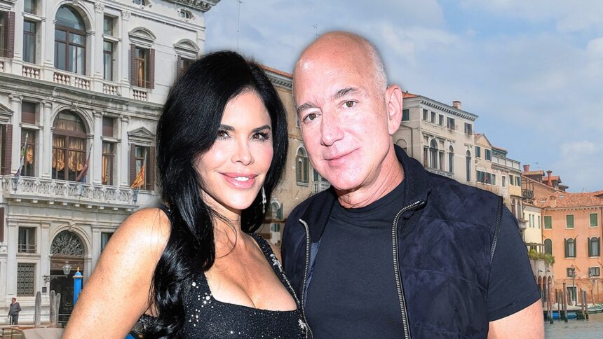 Jeff Bezos și Lauren Sanchez aleg un hotel de lux din Veneția pentru nunta lor 1 jeff bezos and lauren sanchez stay at swanky venice hotel for wedding 6855e62552181