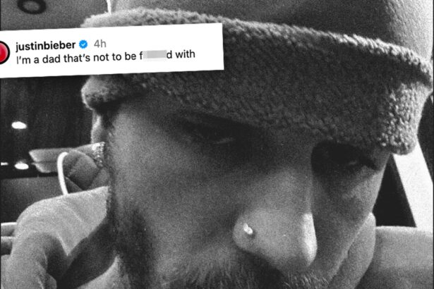 justin bieber says hes not a dad to be messed with in nsfw fathers day post 684f2dd0ba46b