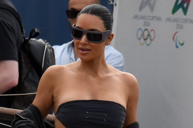 kim kardashian shows tiny waist in venice for jeff bezos and lauren sanchez wedding amid surgery speculation 685d8e88a52dc