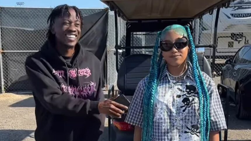 Fiica lui Kim Kardashian, North West, în vârstă de 12 ani, stârnește admirația fanilor cu un clip devenit viral. 1 kim kardashians daughter north west 12 has fans all saying the same thing about her viral video 685f32e95d455