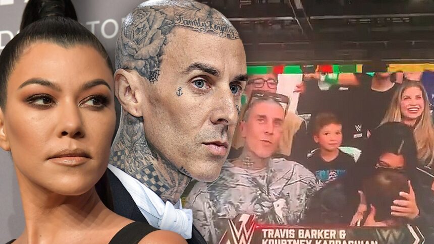 kourtney kardashian and travis barker booed by wwe fans 6845d29d4a23f