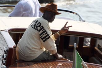 kris jenners beau corey gamble makes surprise solo arrival to venice for jeff bezos and lauren sanchezs wedding 685c3fddb3243