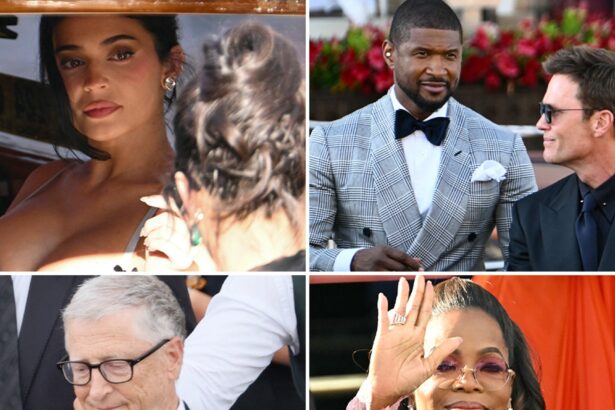kylie jenner oprah usher more a listers en route to bezos sanchez wedding 685ee4d2de717