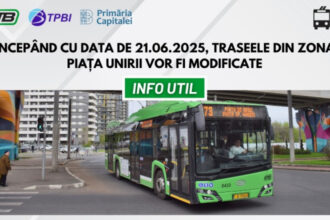 mai multe trasee ale stb se modifica incepand de sambata in zona piata unirii in capitala 6856404b58d5e