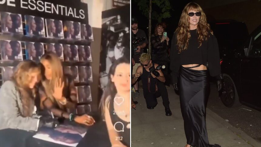 Miley Cyrus răspunde după ce fanii o acuză de comportament neprietenos și ignorant la un eveniment de semnare. 1 miley cyrus breaks silence after fans accuse her of being rude and dismissive at signing event 685b8131810fd