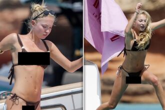 model lila moss rocking bikini with gal pals for sexy fun in the sun on boat 684b011e2fe2d