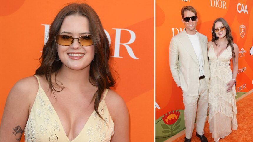 nepo baby daughter of oscar winning actress makes red carpet debut with boyfriendcan you guess who she is 68618c02a9371