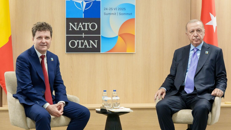 Nicușor Dan și Recep Tayyip Erdoğan, întâlnire la Haga pentru consolidarea parteneriatului strategic în domeniul apărării. 1 nicusor dan a discutat cu recep tayyip erdogan la haga despre parteneriatul strategic si dezvoltarea in comun a industriei de aparare 685c1d2555cbf
