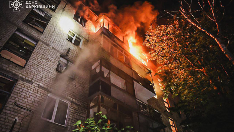 Rusia lansează un nou asalt cu sute de drone asupra Ucrainei, bombardamente devastatoare în Harkov, al doilea oraș ca mărime după Kiev 1 nou atac al rusiei cu sute de drone asupra ucrainei bombardamente intense in harkvov al doilea oras ca marime dupa kiev 68491c6010a85