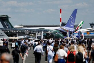 paris airshow in subdued mood after deadly air india crash 68550d4e0b440