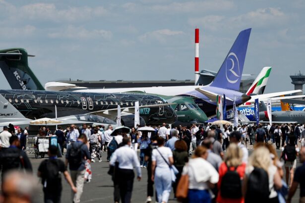 paris airshow in subdued mood after deadly air india crash 68550d4e0b440