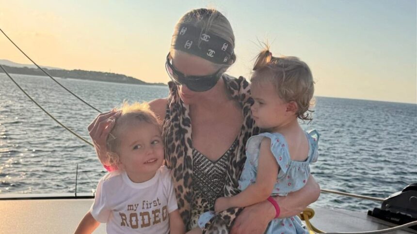 paris hilton shares sweet snaps of her children as she brings fans inside her luxurious yachting trip to sardinia 685d81446c851