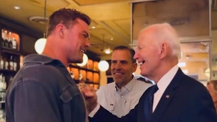 reacher star alan ritchson hosts president biden and hunter on set 6851918b67837