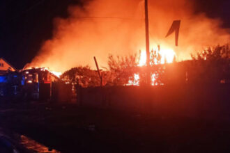 rusia a lansat un atac cu drone in nordul ucrainei cel putin 5 persoane inclusiv un copil au fost ucise 23 de oameni au fost raniti 6841461a5c600