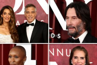tony awards 2025 cynthia keanu the clooneys more hit the red carpet 684618d33372a