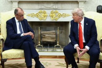 trump scorns merkel legacy during new german chancellors white house visit 68421c170fdd4