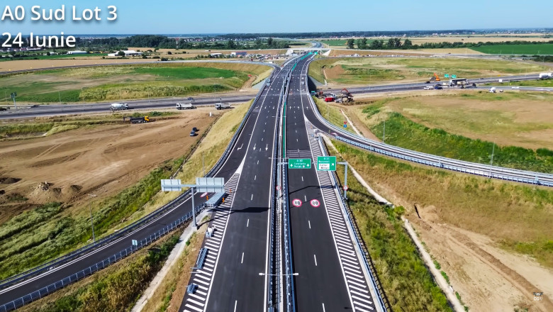 Autostrada A0: Lotul 3 se deschide! Călătoria de la Pitești la Constanța devine mai ușoară. Care este stadiul lucrărilor pe celelalte tronsoane? 1 video se deschide lotul 3 din a0 drumul de la pitesti catre constanta parcurs doar pe autostrada cum merg lucrarile pe celelalte segmente 6862649039e4e