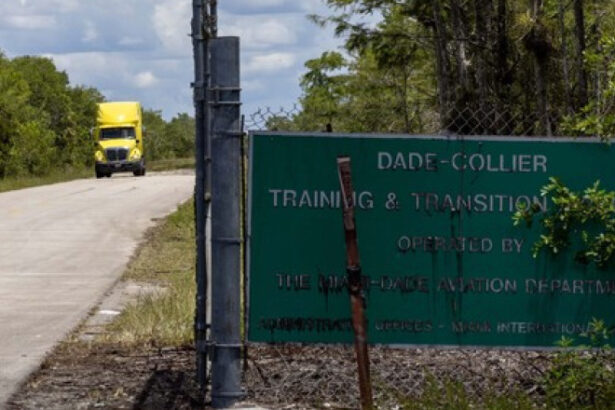 video sua au inceput construirea alcatrazului cu aligatori pentru imigrantii ilegali 685bb0edaac50