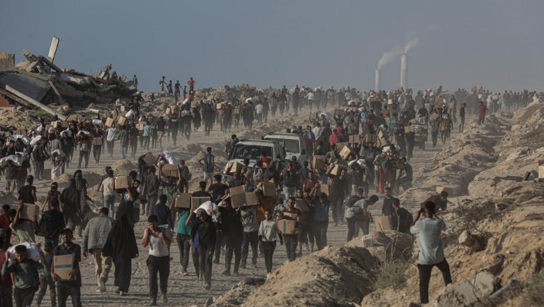 zeci de morti si sute de raniti in gaza langa un centru de ajutoare umanitare am mers ca sa ne hranim copiii dar a fost o capcana 6850e9b34c541