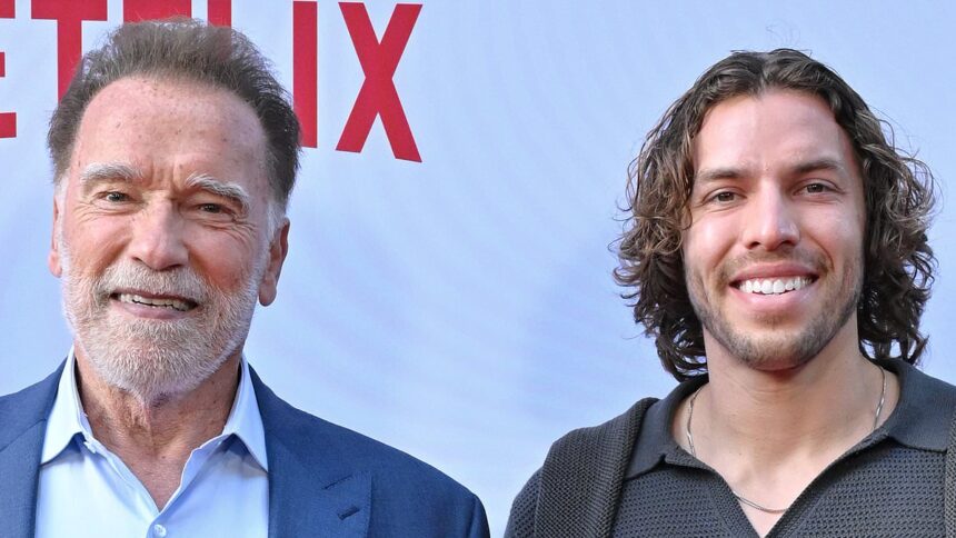 Fiul lui Arnold Schwarzenegger, Joseph Baena, își dezvăluie trecutul „pufos” care l-a inspirat să-și transforme corpul. 1 arnold schwarzeneggers gym rat son joseph baena reveals chubby past motivated his body transformation 687714f4425ac