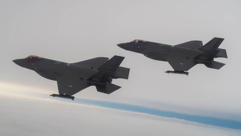 Avioanele F-35 din Olanda vor asigura securitatea transporturilor de ajutoare către Ucraina pe teritoriul Poloniei. 1 avioane olandeze f 35 vor proteja rutele de aprovizionare cu ajutoare pentru ucraina de pe teritoriul poloniei 686bd6b626f97