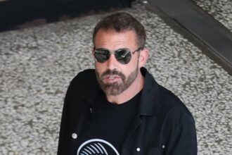 ben affleck 52 debuts darker hair in los angeles as his ex jennifer lopez 55 looks younger than ever on tour 687538a345916