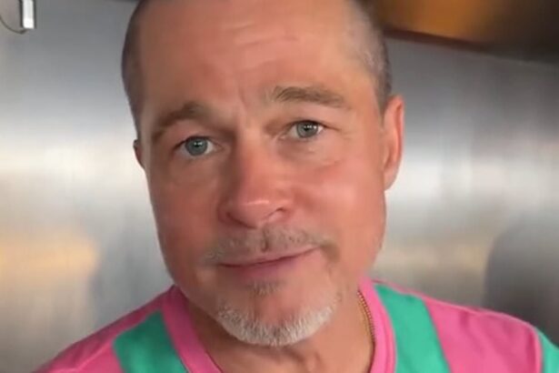 brad pitt drives fans wild as he whips up tacos while suffering a major kitchen fail in viral f1 promo video 68640a9574c44