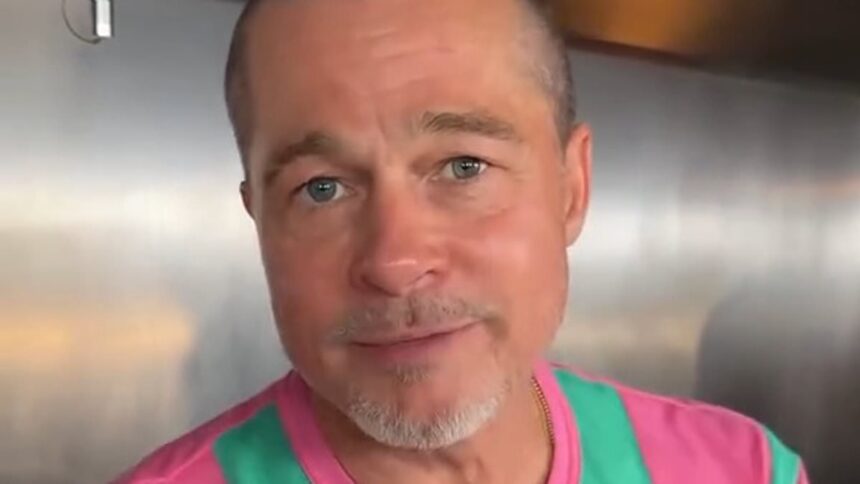 brad pitt drives fans wild as he whips up tacos while suffering a major kitchen fail in viral f1 promo video 68640a9574c44