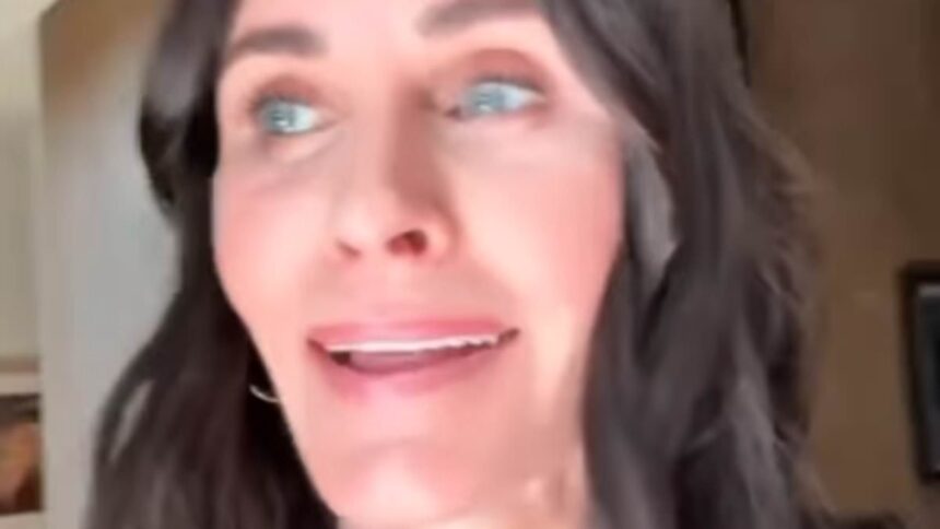 courteney cox shows off the terrifying items she hides in her coat closet 686601cc1862d