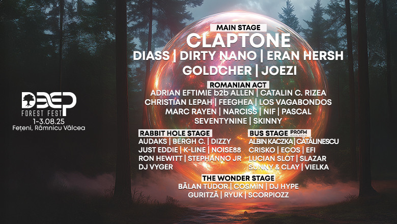 Festivalul Deep Forest 2025: o fuziune între ritmuri electronice, natură și spiritul de libertate. 1 deep forest fest 2025 intre muzica electronica natura si libertate 6877ae32c94bd