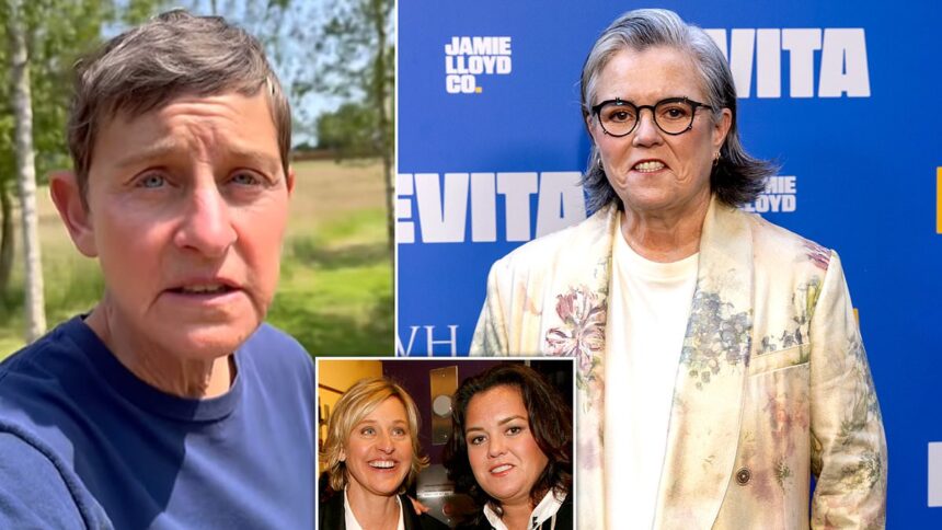 ellen degeneres supports rosie odonnell after trump threatens to revoke her citizenship 687433fe33cdb