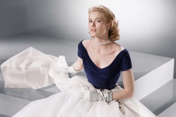 grace kellys lookalike granddaughter 27 stuns in replica of princess 1954 rear window gown at charity ball 6876e0a1224a4