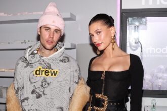 hailey bieber claps back at swag album haters with surprise post defending justin 6872cc7cc1d50